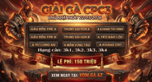Thông Báo Giải Gà Tự Do Bồ CPC3 22/3/2023