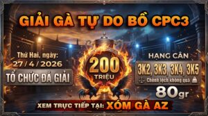 Thông Báo Giải CPC3 Ngày 27/4/2026