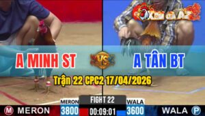 Trận 22 CPC2 17/04/2026 - Xanh Nạp Chân Quá Tịch Đỏ Hư Hình Nằm Biệt