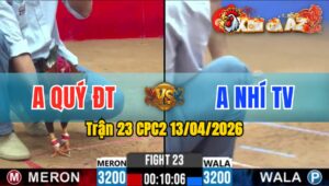 Trận 23 CPC2 13/04/2026 - Xanh Giao Chân Quá Hay Đỏ Hư Hình Nằm Tại Chỗ