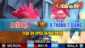 Trận 24 CPC3 16/04/2026 - Bướm Có Chân Kết Thúc Điều Phút 90