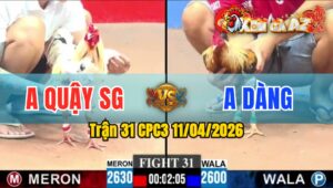Trận 31 CPC3 11/04/2026 - BƯỚM ĐÁ CỰA KHỦNG KHIẾP  CÚ BUNG BỎ CHẠY