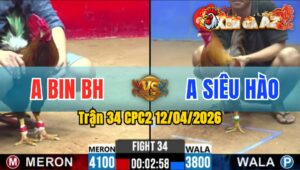 Trận 34 CPC2 12/04/2026 - Đỏ Quá Nhanh 1 Tay Nước Xanh Nằm Tại Chỗ