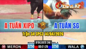 Trận 34 CPC3 14/04/2026 - Đỏ Có Chân Xl  Xanh Ói Xĩu Tại Chỗ