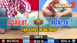 Trận 6 CPC2 18/04/2026 - Điều Buông Đuôi Bướm Nằm Tại Chỗ Sau 1 Tay Nước